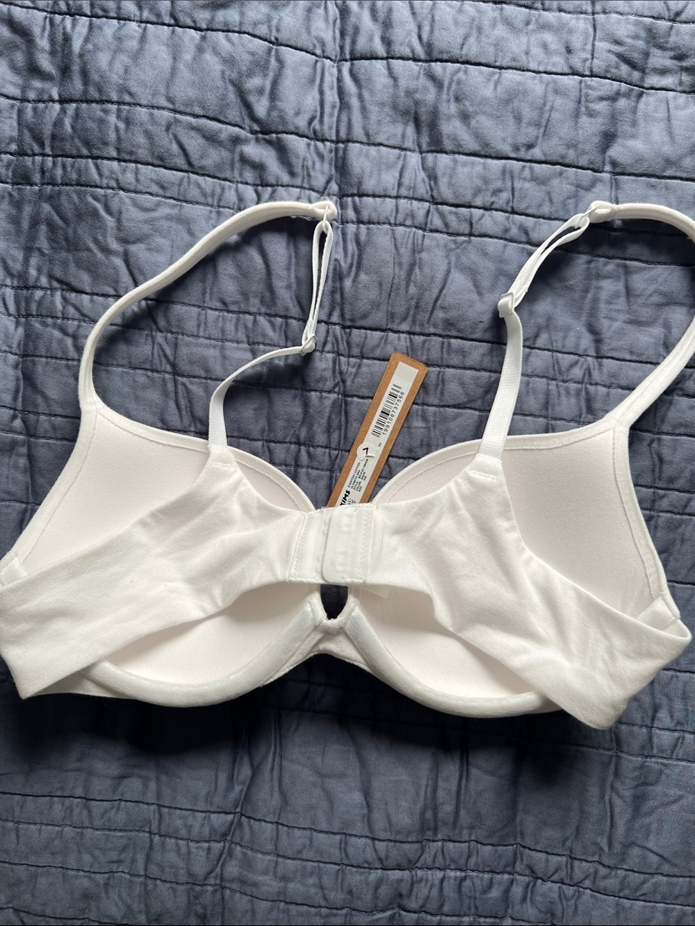 SKIMS White Everyday Cotton Ultimate Pushup Bra 34B NWT - Picture 4 of 4